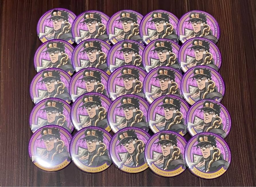 Amazon.co.jp: 空条承太郎 缶バッジ 25個セット ジョジョの奇妙な冒険
