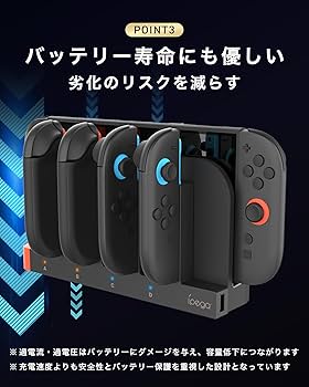 Amazon.co.jp: [FIRME] Switch2 用 4台同時充電 ジョイコン ドック