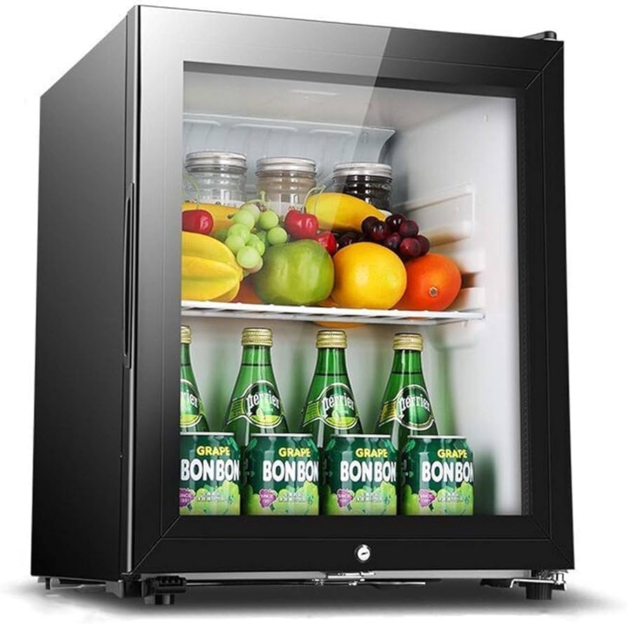 Amazon | TKUI ドリンク用ロック付きミニ飲料冷蔵庫クーラー冷蔵庫バー