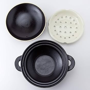 Amazon.co.jp: 長谷製陶 長谷園 土鍋 IH対応 ヘルシー 蒸し鍋 蒸し器