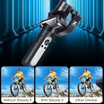 Amazon.co.jp: Hohem X スマホ用ジンバル3軸折りたたみ式