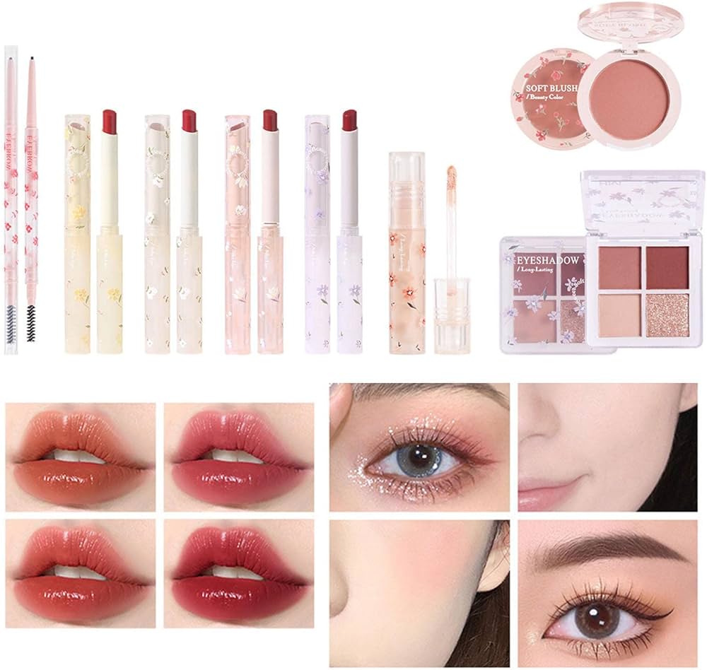 チーク アイシャドウ アイライナー リップ フェイスカラー メイク 13点