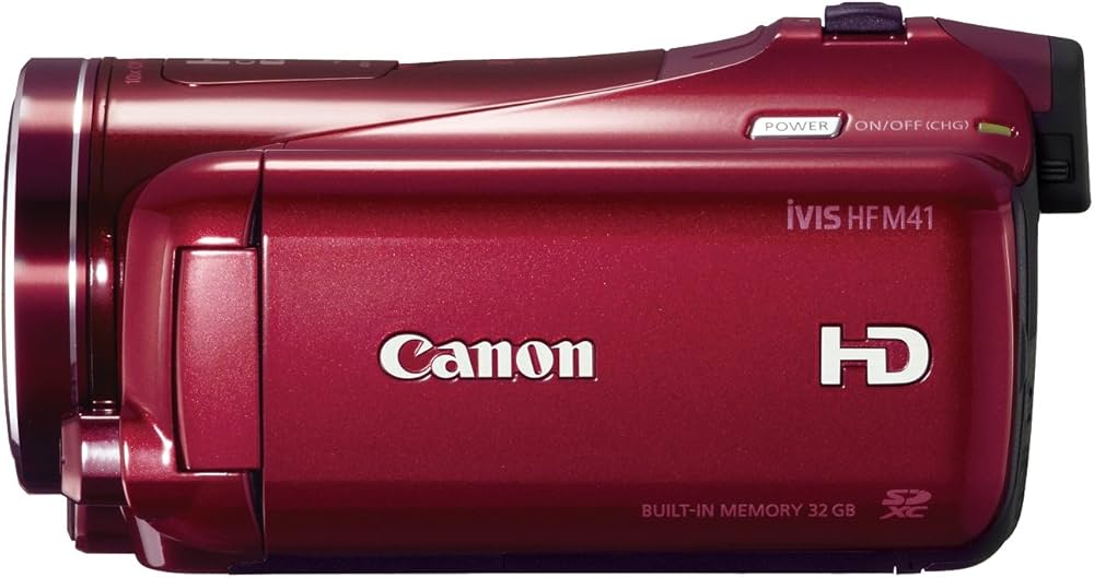 Amazon.co.jp: Canon デジタルビデオカメラ iVIS HF M41 レッド
