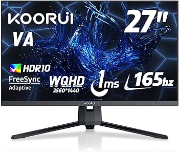 Amazon.co.jp: KOORUI 27インチ ゲーミングモニター 27E1QA QHD 2560