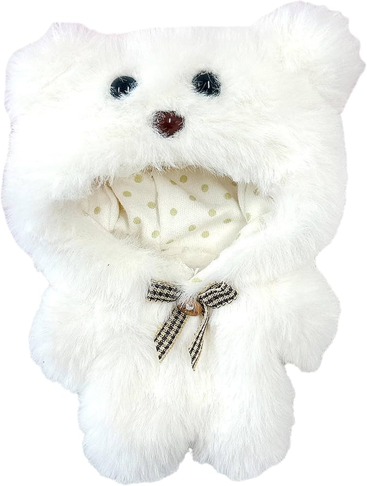 Amazon.co.jp: ぬいぐるみ用きぐるみ ぬい服 綿人形の服 10cm用 白