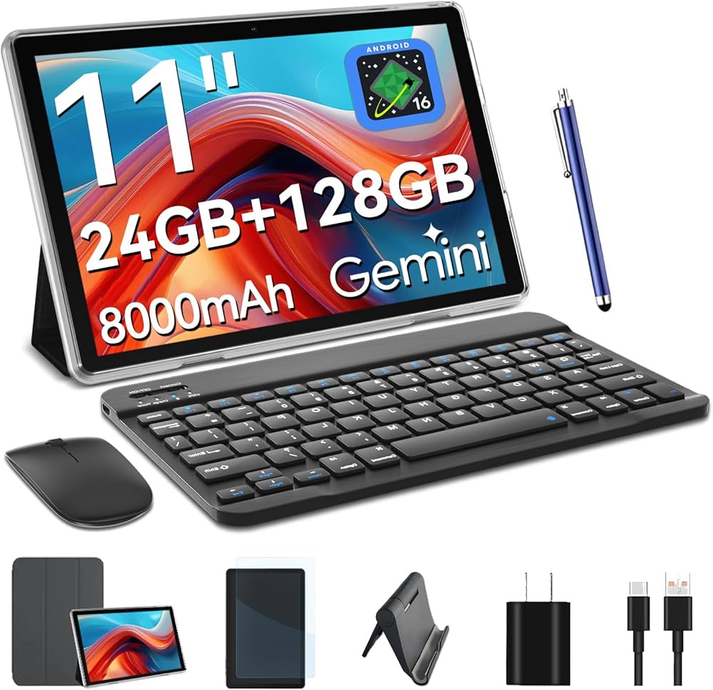 Amazon.co.jp: 2025新登場·アンドロイド16 タブレット 11インチ Wi-Fi
