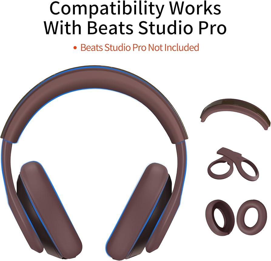 Amazon | 【3イン1】Beats Studio Pro用シリコンケース、傷防止