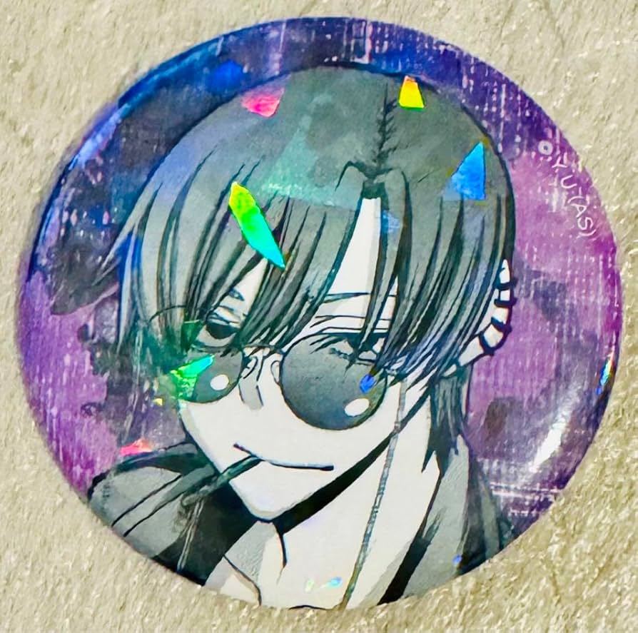 の**様 桃源暗鬼 朽森紫苑 マズル ホログラム缶バッジ vol.7 漫画