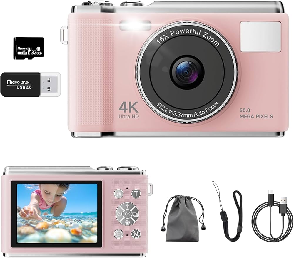 4K高画質デジタルカメラ Amazon | Zostuic デジカメ 4K 4800万画素