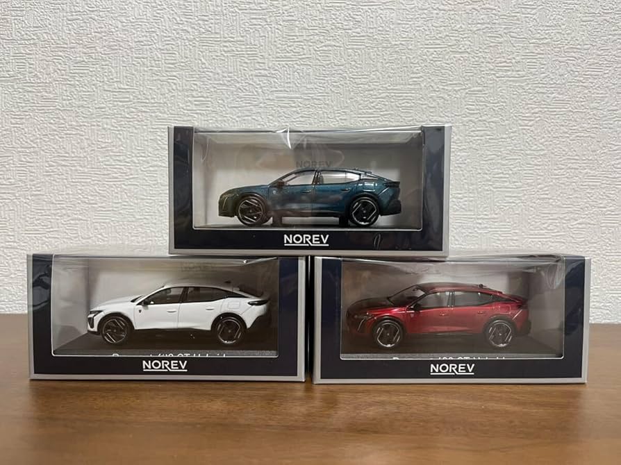 Amazon | NOREV ノレブ 1/43 Peugeot 408 GT HYBRID 2023 全3色セット