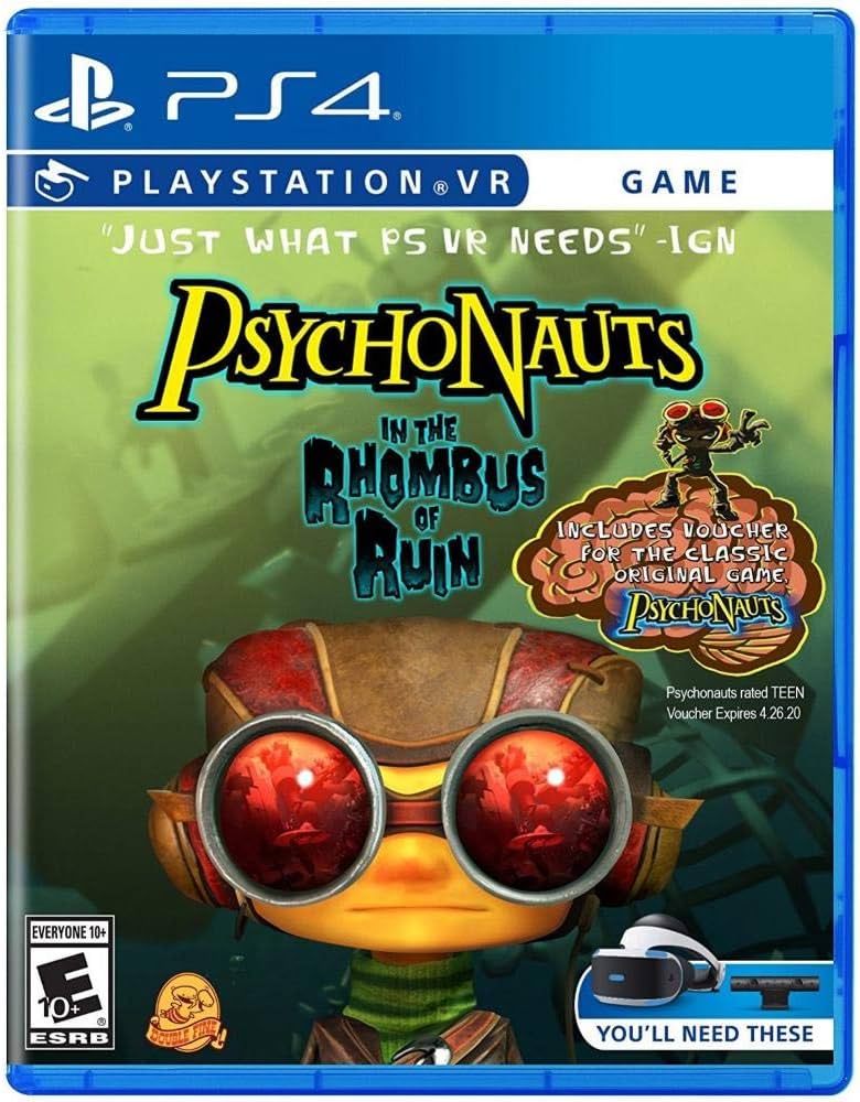 Psychonauts In the Rhombus of Ruin - Ps4 Vr | Amazon.com.br