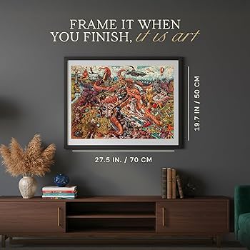 Amazon.com: HUNGRY MINDS Octopolis 1000 Piece Jigsaw Puzzle for