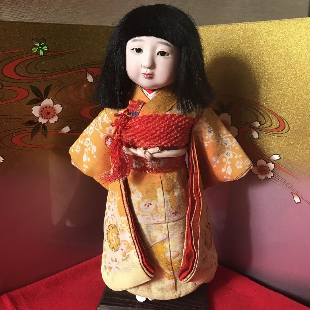 Amazon | 市松人形 東光 10号 人毛 正絹着物 | 市松人形・わらべ人形