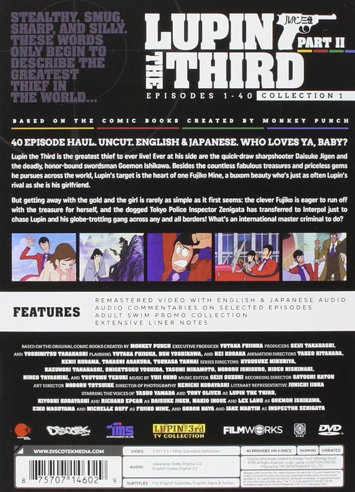 Amazon.com: Lupin the 3rd: Series 2 Box 1 : Richard Epcar, Tony