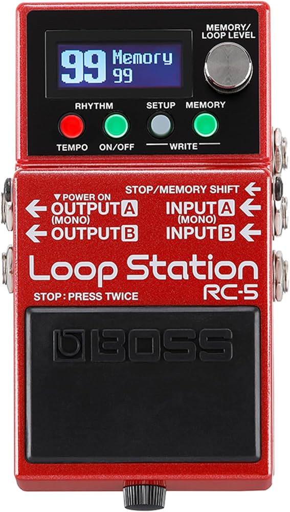 Amazon.com: BOSS RC-5 Loop Station | Advanced Looping Features in