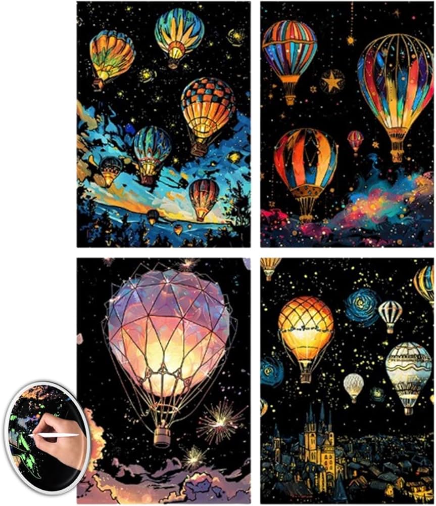 Amazon.co.jp: KAMIHO スクラッチアート スクラッチアート 大人 アート