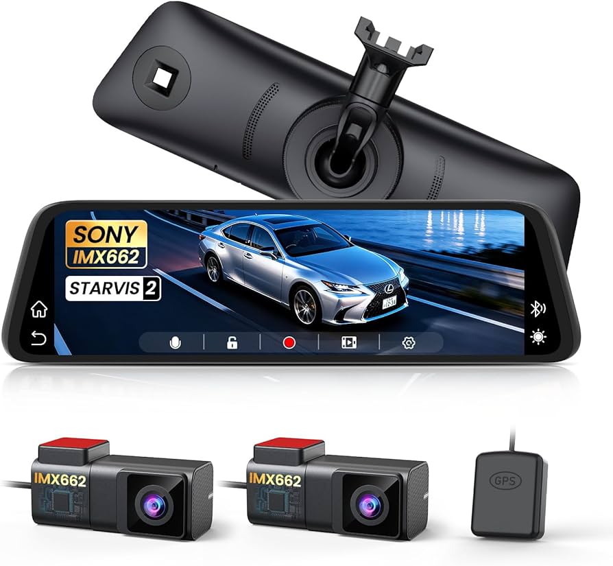 Amazon.co.jp: AUTO-VOX T11 純正交換 ドライブレコーダー ミラー型