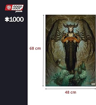 Amazon.com: GAMING PUZZLE: DIABLO IV LILITH PUZZLES - 1000 : Toys