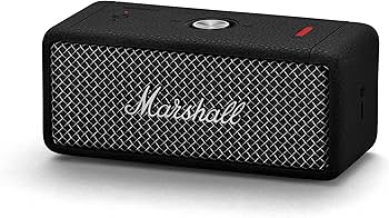 Amazon.com: Marshall Emberton II Portable Bluetooth Speaker, Black