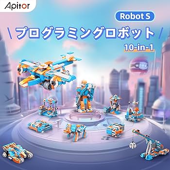 Amazon | Apitor Robot S【収納型】 - プログラミング ロボットキット