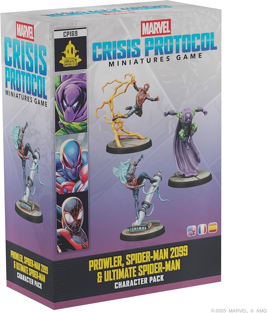 Amazon.com: Asmodee Marvel: Crisis Protocol Prowler, Spider-Man