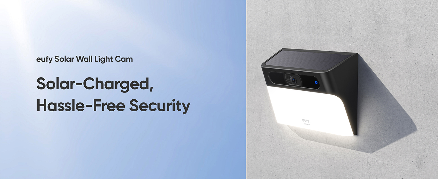 Amazon.com : eufy Security Solar Wall Light Cam S120,Solar