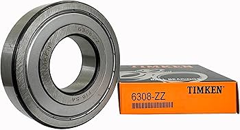 TIMKEN 6308-ZZ, 2 Pcs,Double Metal Seal Bearings 40x90x23mm, Pre