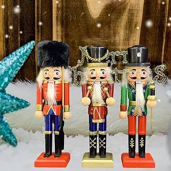 Amazon.co.jp: shopparadise くるみ割り人形 木製 兵士人形 手塗り