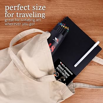 Amazon.co.jp: WA Portman ブラックペーパースケッチブック 2パック