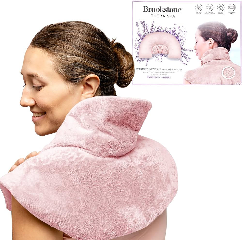 Amazon.com: Brookstone - Thera-Spa Cooling & Warming Heated Neck