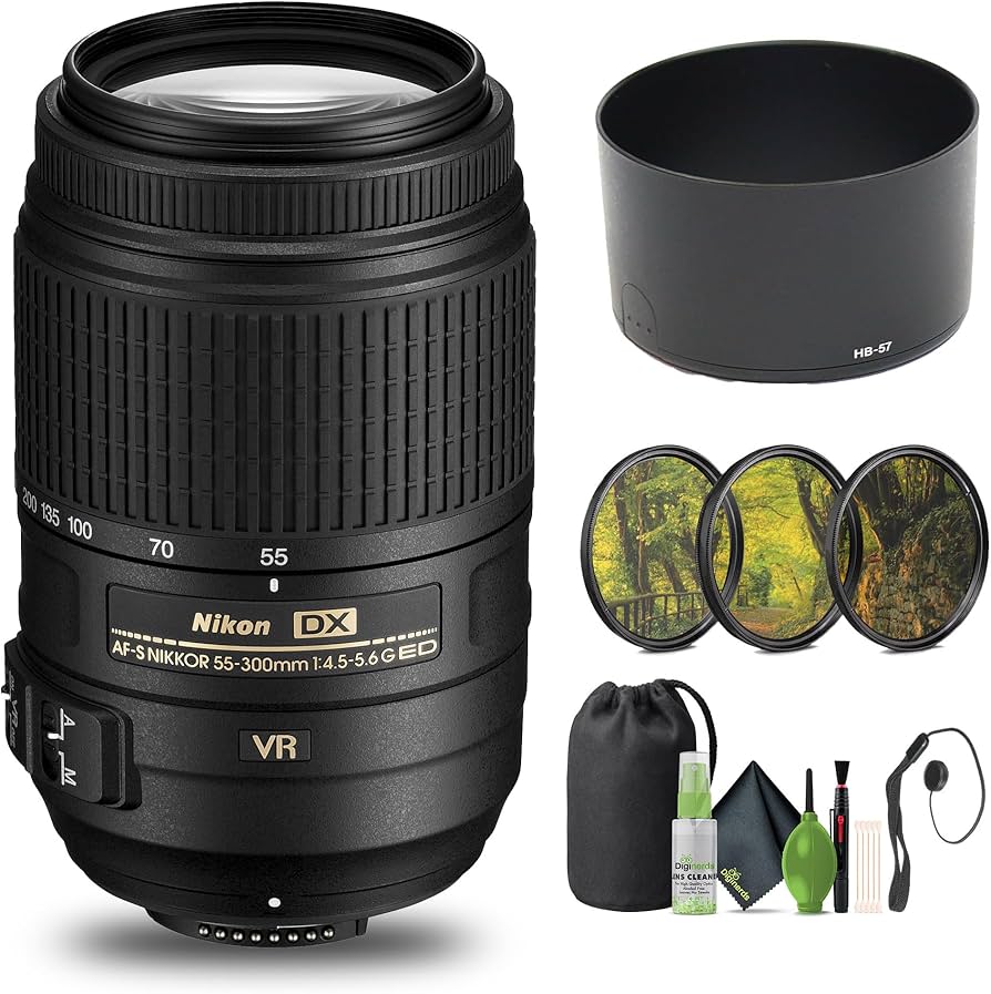 Amazon.com: Nikon - AF-S DX NIKKOR 55-300mm f/4.5-5.6G ED VR