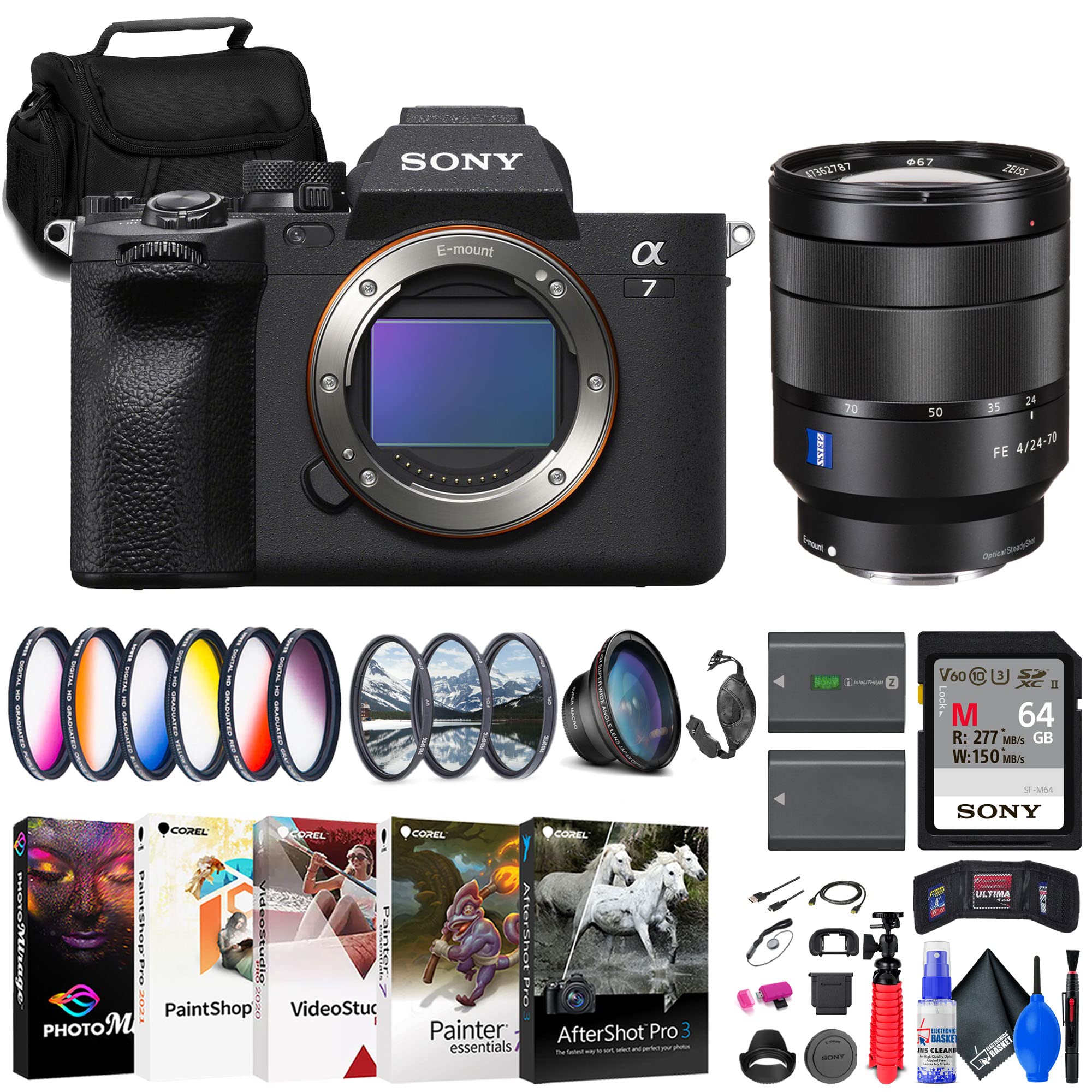 Amazon.com : Sony a7 IV Mirrorless Camera (ILCE-7M4/B) + Sony FE