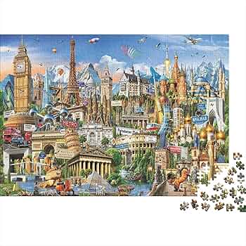 Amazon.com: Busy City Jigsaw Puzzles for Adults 500 Piece of