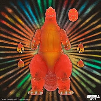 Amazon.com: Super7 ULTIMATES! Toho Blazing Godzilla (1200º Clear