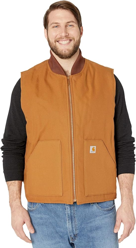 Carhartt Big & Tall Duck Arctic Vest Carhartt Brown 4XL (Reg) at