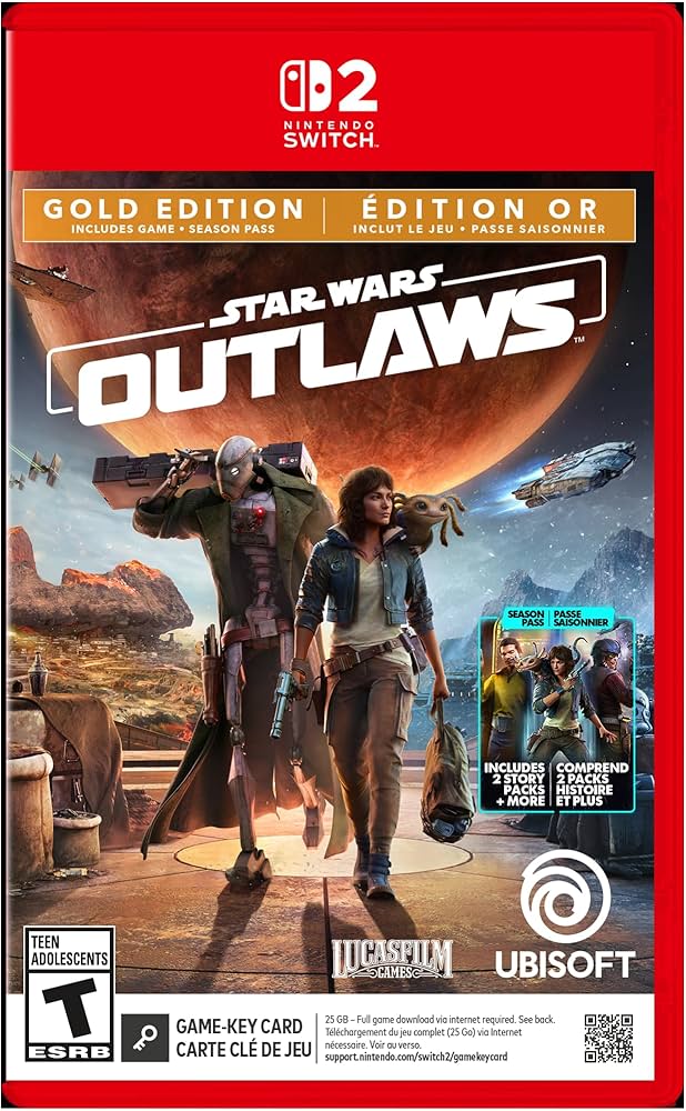 Amazon.com: Star Wars Outlaws - Gold Edition, Nintendo Switch 2