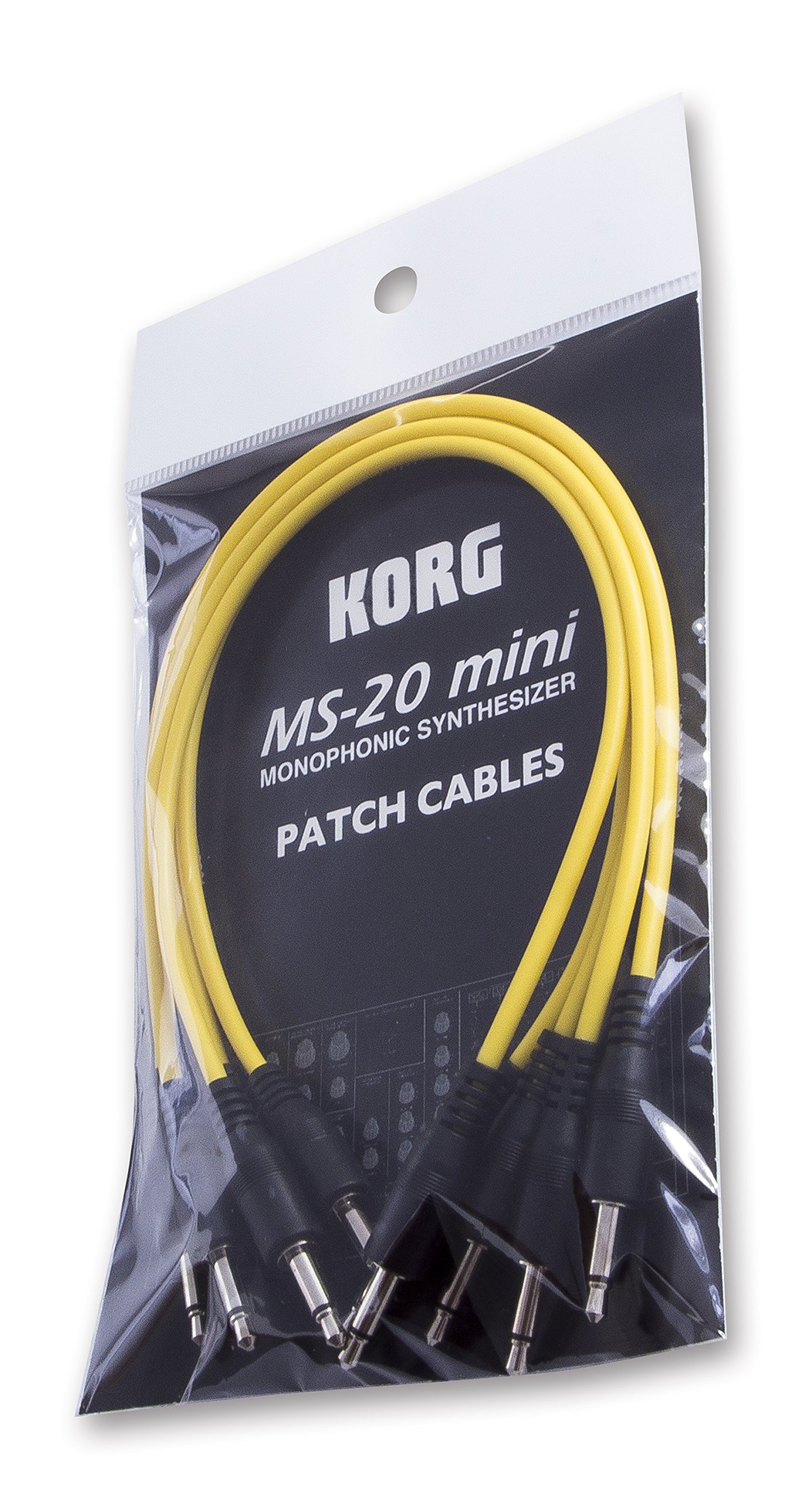Amazon.com: KORG MS-CABLE-YL Patch Cable Set, Pack of 5, Yellow