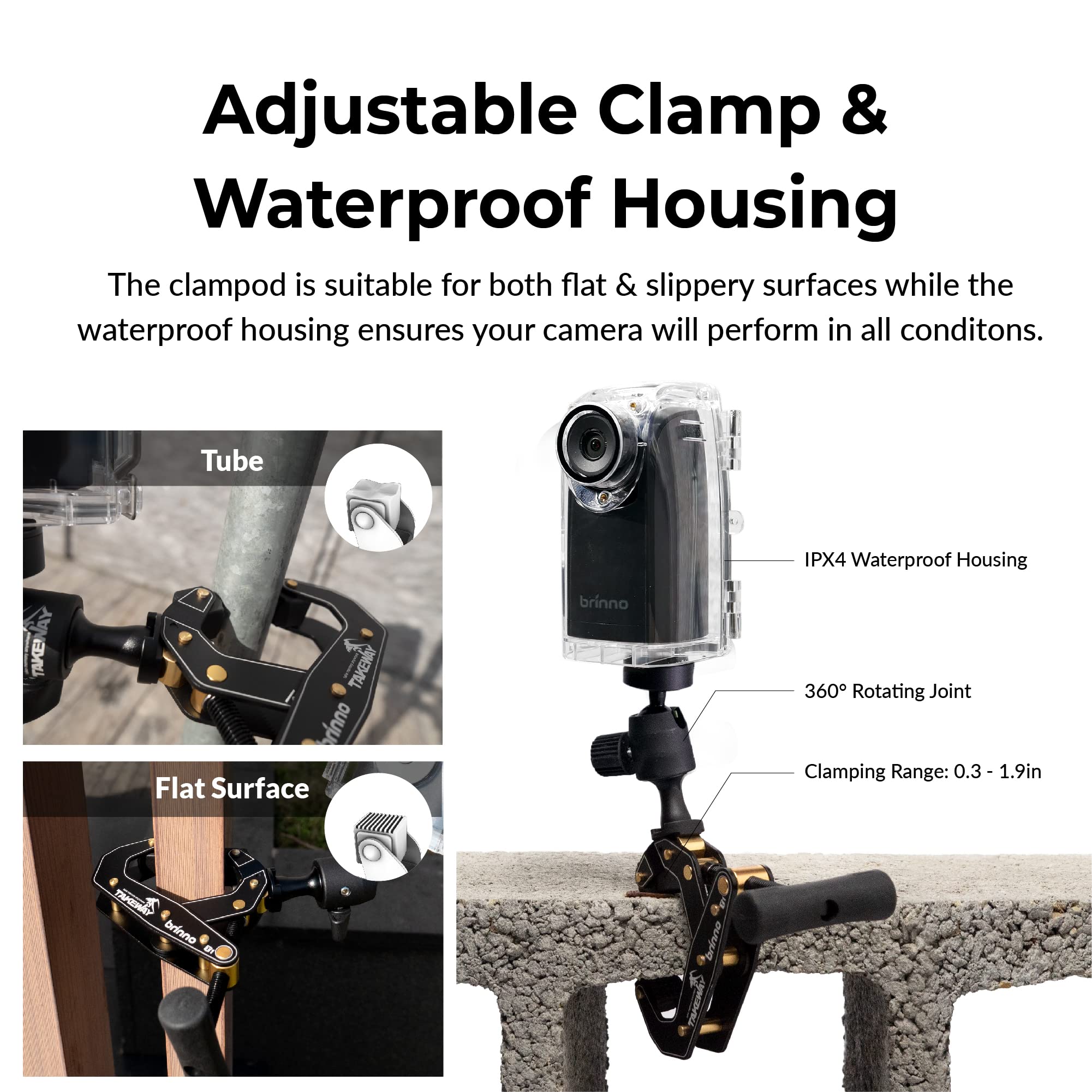 Amazon.co.jp: Brinno TLC200Pro専用飛沫防水ケース ATH120 【日本正規