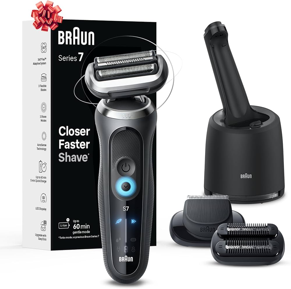 Amazon.com: Braun Electric Shaver for Men, Series 7 7185cc