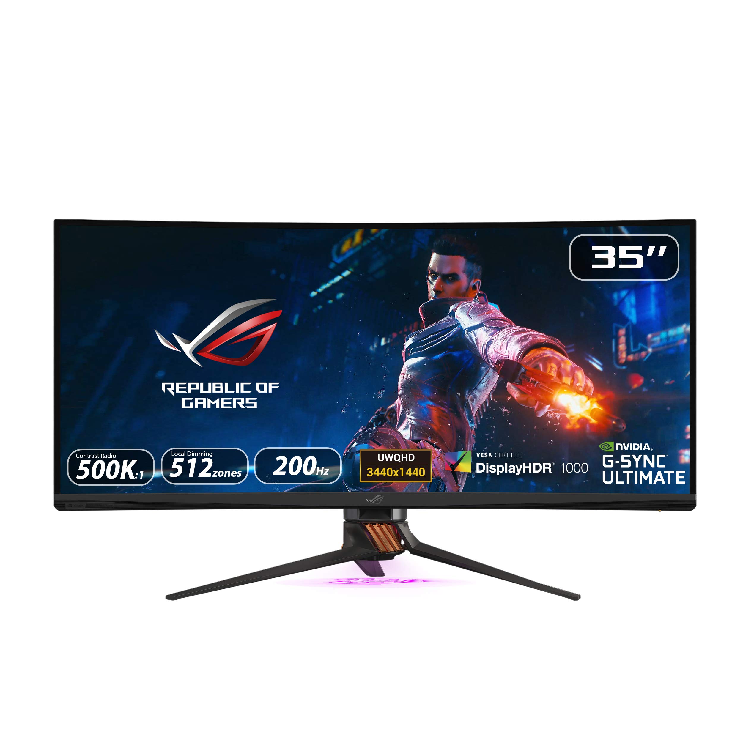 Amazon.co.jp: ASUS ROG Swift PG35VQ ゲーミングモニター ウルトラ