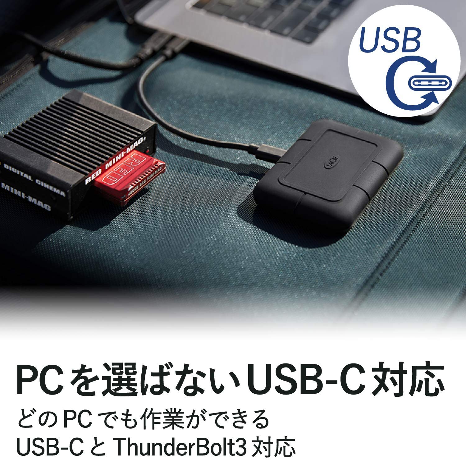 Amazon | ラシー LaCie ポータブルSSD 2TB Rugged SSD Pro Thunderbolt