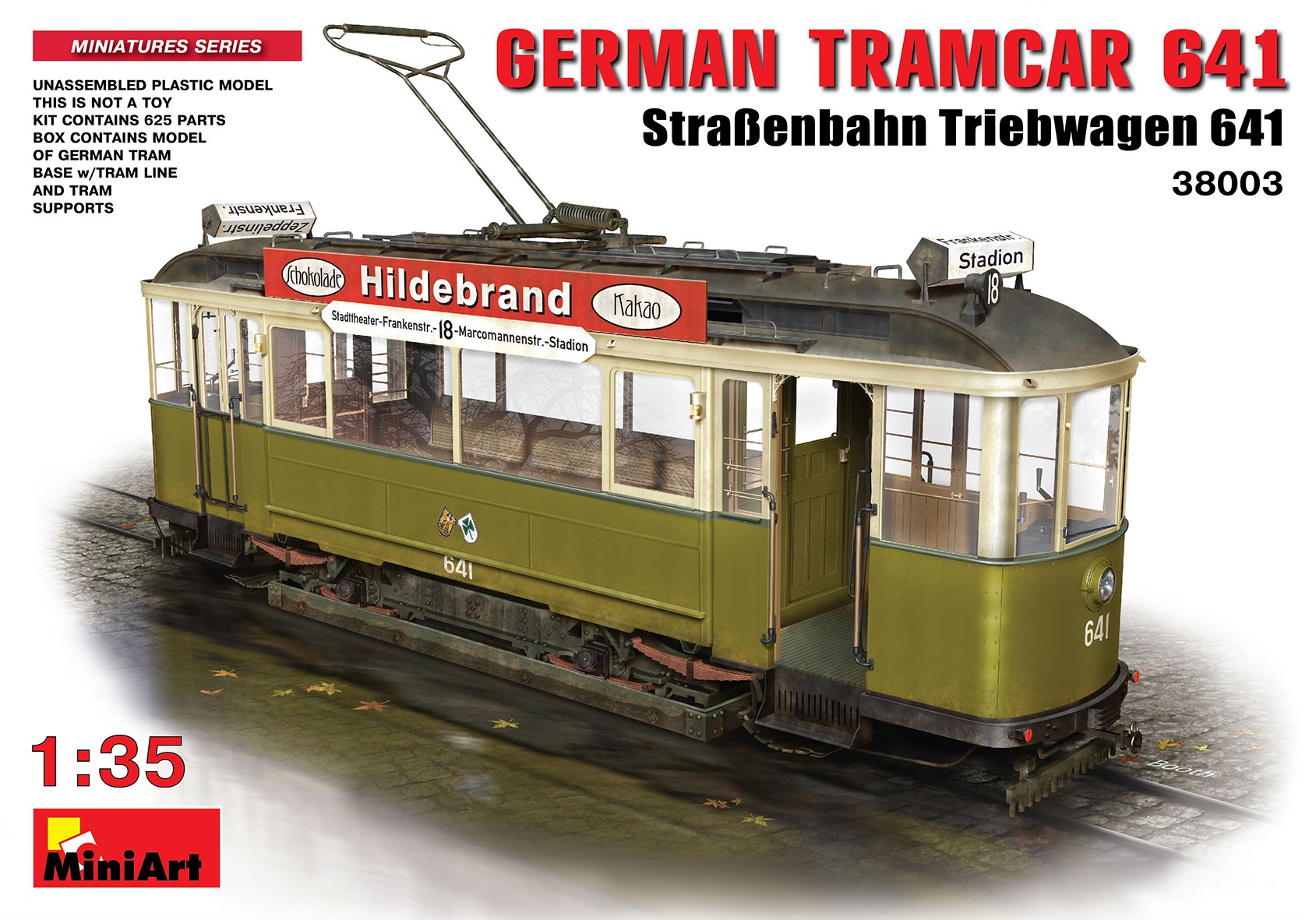 Amazon | ミニアート 1/35 ドイツ路面電車 GERMAN TRIEBWAGEN641
