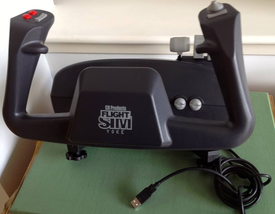 Amazon.com: CH Products Flight Sim Yoke USB LE : Video Games