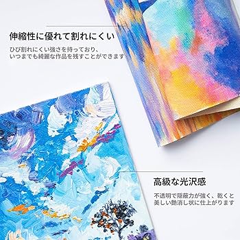 Amazon.co.jp: 35点セット アクリル絵の具 24色 アクリルガッシュ 10本