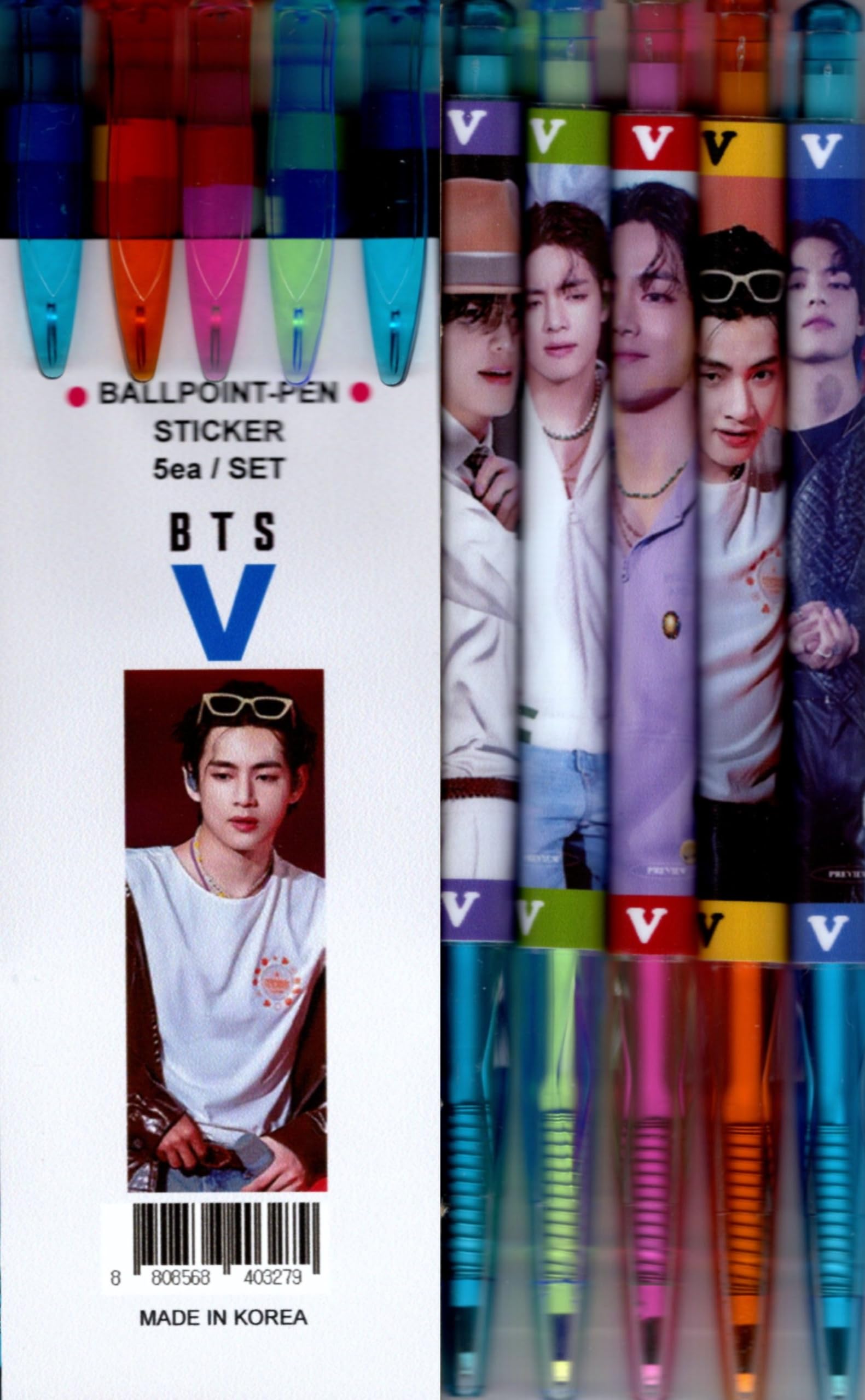 Amazon | 防弾少年団 V テテ グッズ【 ボールペン 5本セット 】+