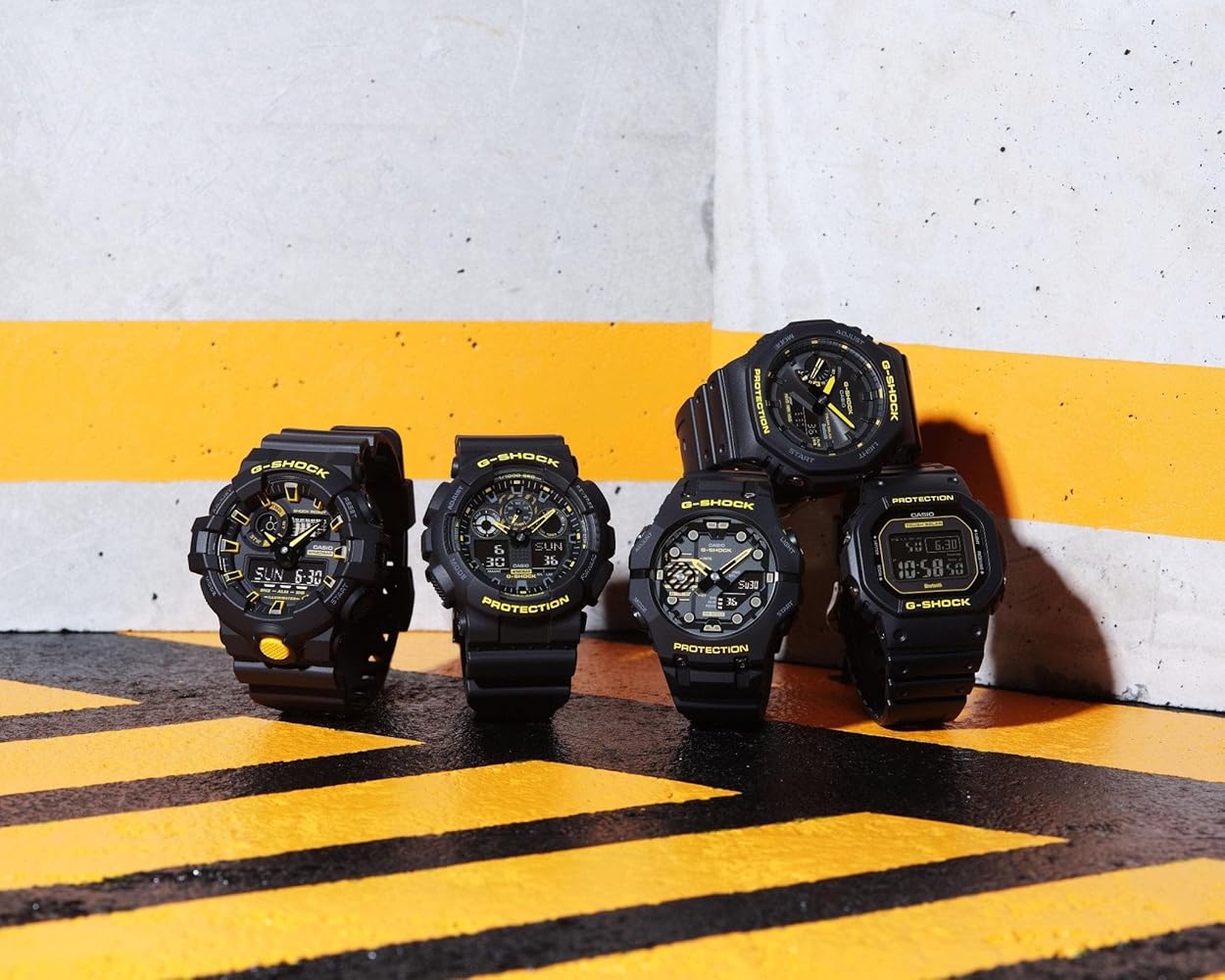 Amazon.com: G-Shock Casio GA-B2100CY-1A Caution Yellow Series