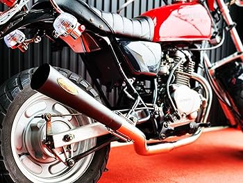 Amazon | W2-33BK APE50 エイプ50 専用 マフラー 手曲げ ワンズ管SP