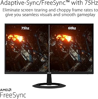 ASUS 22” (21.45” viewable) 1080P Eye Care Monitor (VZ22EHE) - Full