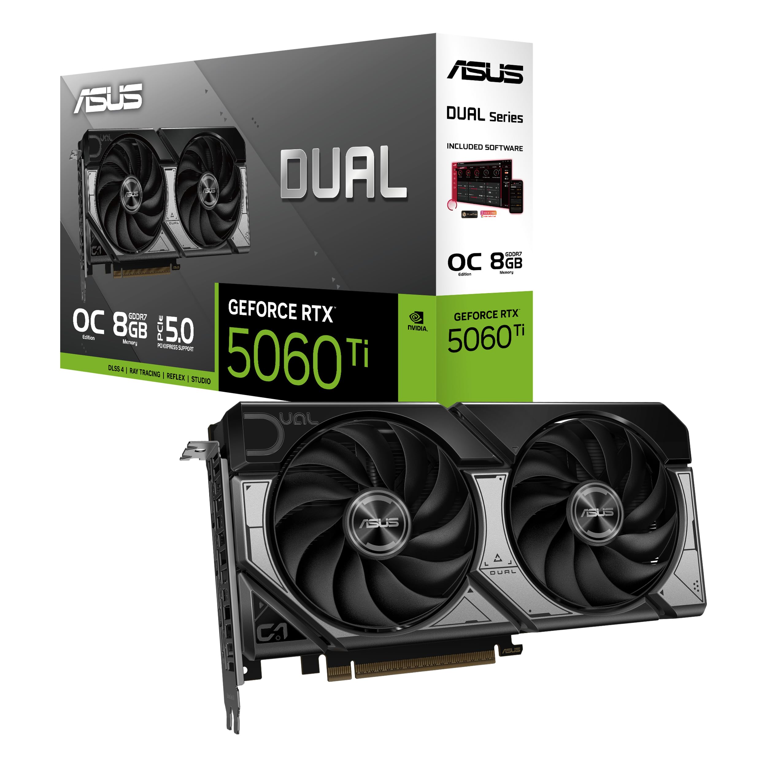 Amazon.com: ASUS GeForce RTX 5060 Ti Dual 8GB OC Gaming Graphics