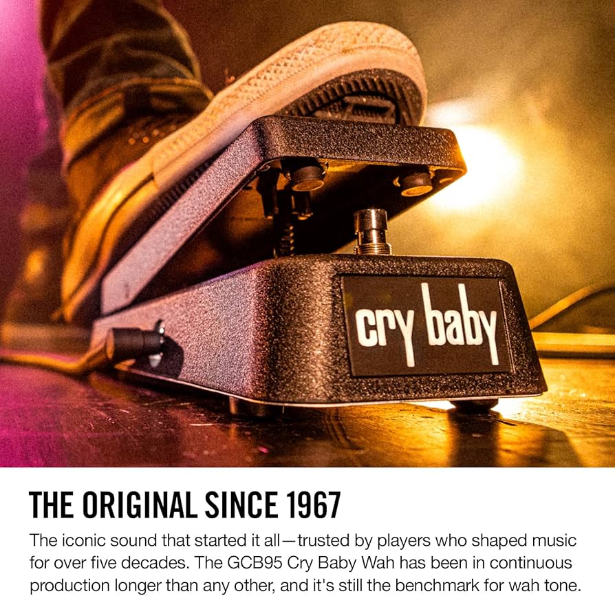 Amazon.com: Dunlop Original Cry Baby Standard Wah (GCB95